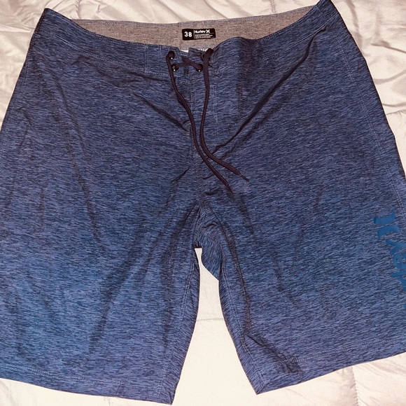 Hurley Navy Lace-Up Board Shorts Men’s size 38, never worn - Picture 2 of 5